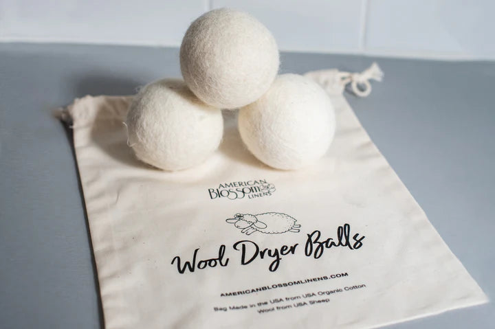 Wool Dryer Balls -Reusable - made in the USA