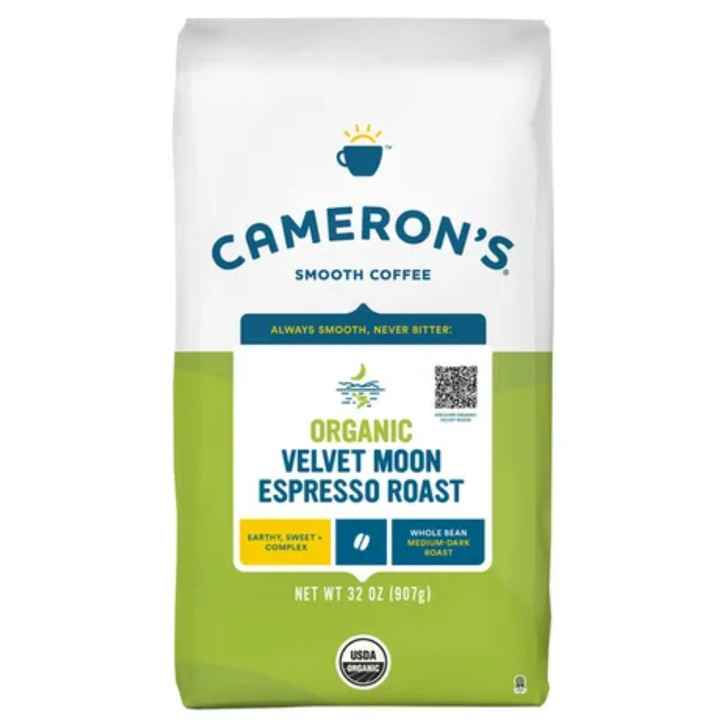 Cameron's Coffee - Whole Bean - Velvet Moon Espresso Roast - 32oz