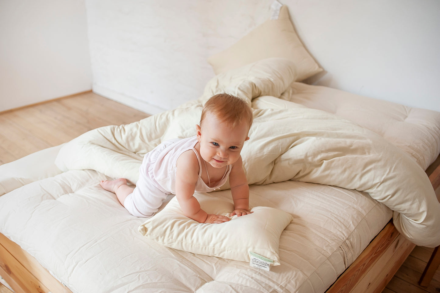 Cotton & Wool Filled Mattress - No Springs - No foam - Made in the USA