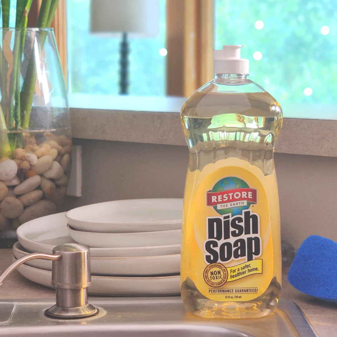Restore Naturals Dish Soap (Non-Toxic, Biodegradable) Made in the USA