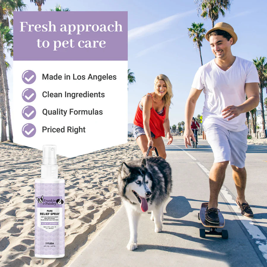Frankie & Paisley Itch Relief Spray for dogs! Soothing - Made in the USA