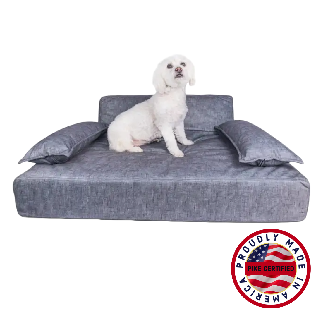 USA Made Dog Sofa - Plush & Supportive Dog bed