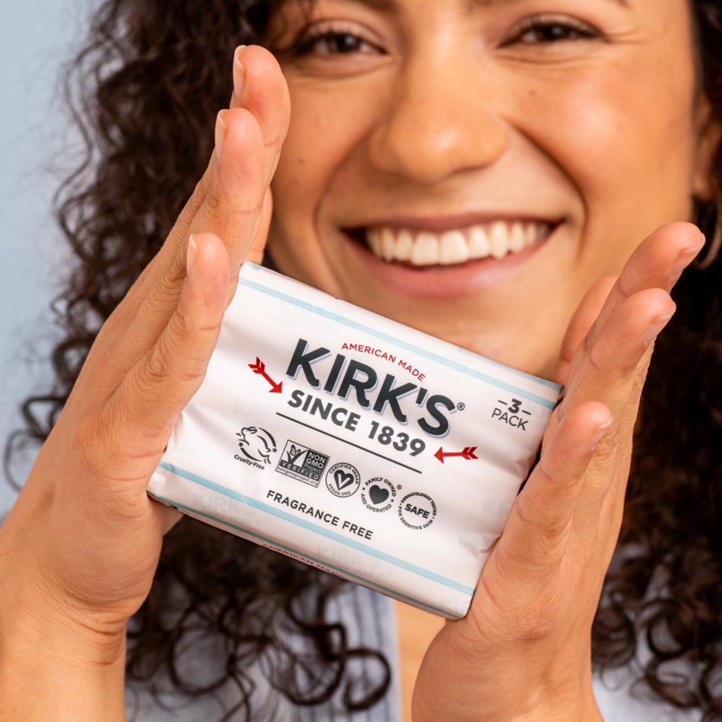 Kirk's Castile Soap - Fragrance Free Traditional Bar Soap - Gentle for Sensitive Skin