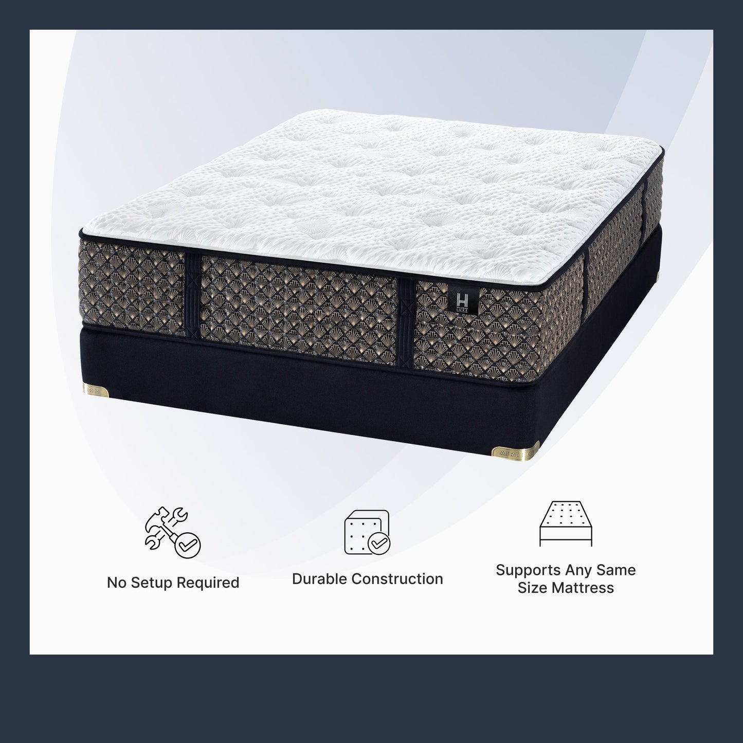 Aireloom 5" Foundation only -fits any standard size mattress