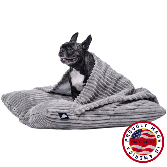 USA Made Copley Dog Bed with Blanket - Snuggly dog bed