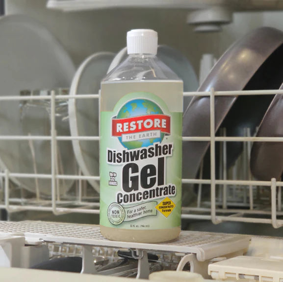 Restore Naturals Dishwasher Gel Concentrate (Non-Toxic, Biodegradable) Made in the USA