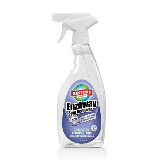 Restore Naturals EnzAway Enzyme Spot Remover (Non-Toxic, Biodegradable) Made in the USA