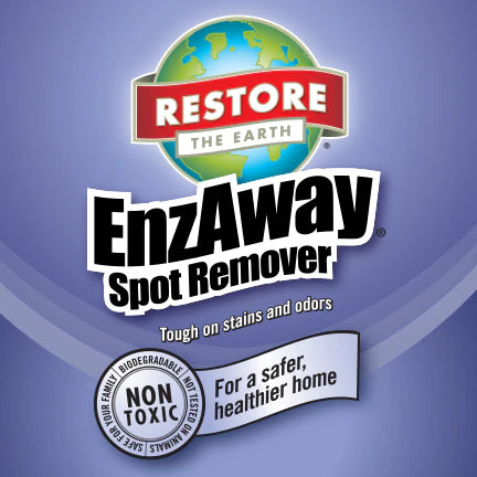 Restore Naturals EnzAway Enzyme Spot Remover (Non-Toxic, Biodegradable) Made in the USA