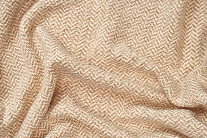 Organic Cotton Herringbone Weave Blanket - 100% American Organic Cotton