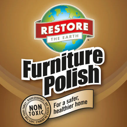 Restore Naturals Furniture Polish (Non-Toxic, Biodegradable) Made in the USA