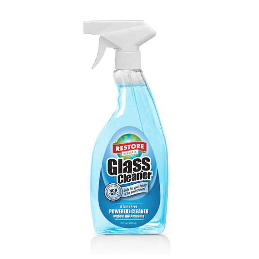 Restore Naturals Glass Cleaner  (Non-Toxic, Biodegradable) Made in the USA