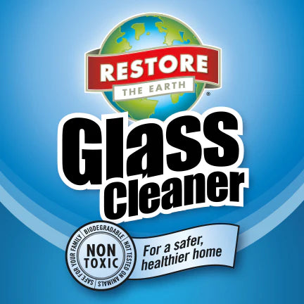 Restore Naturals Glass Cleaner  (Non-Toxic, Biodegradable) Made in the USA