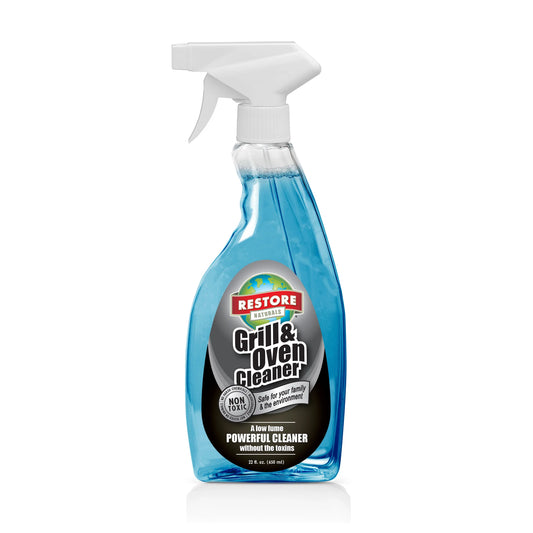 Restore Naturals Grill & Oven Cleaner (Non-Toxic, Biodegradable) Made in the USA