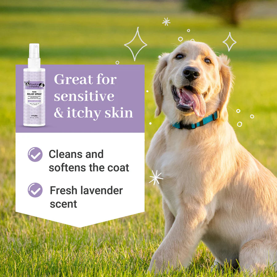 Frankie & Paisley Itch Relief Spray for dogs! Soothing - Made in the USA