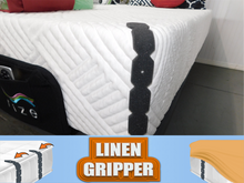 Load image into Gallery viewer, Dr. Handy&#39;s Linen Gripper - best sheet holder on the market no need to remove to change sheets.
