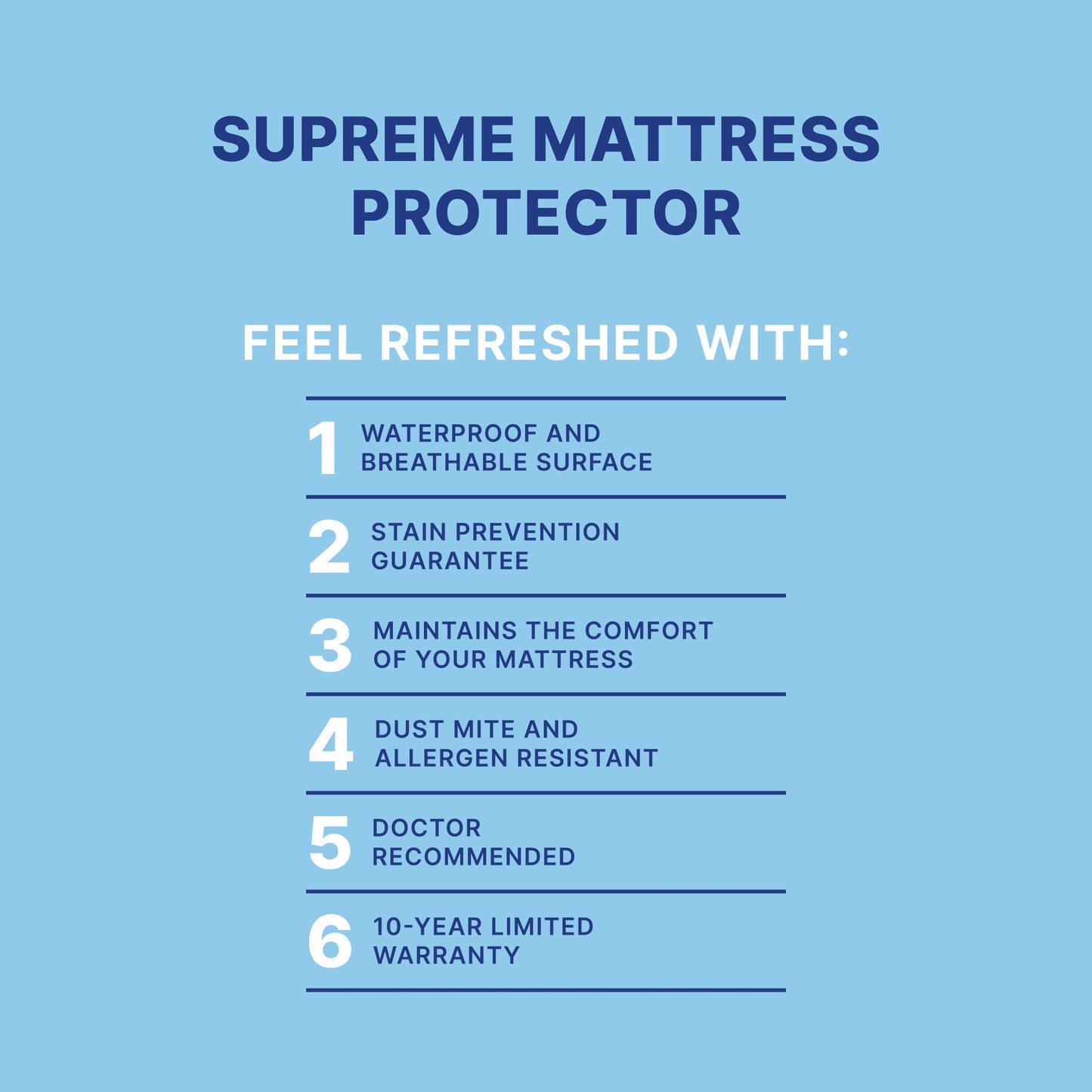 Supreme Waterproof Mattress Protector