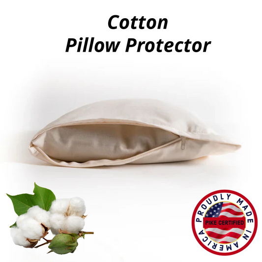 Pillow protector for Millet and Buckwheat Pillows - Made in the USA