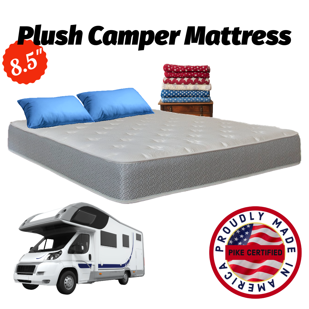 Plush 8.5" Camper Mattress - Made in the USA!