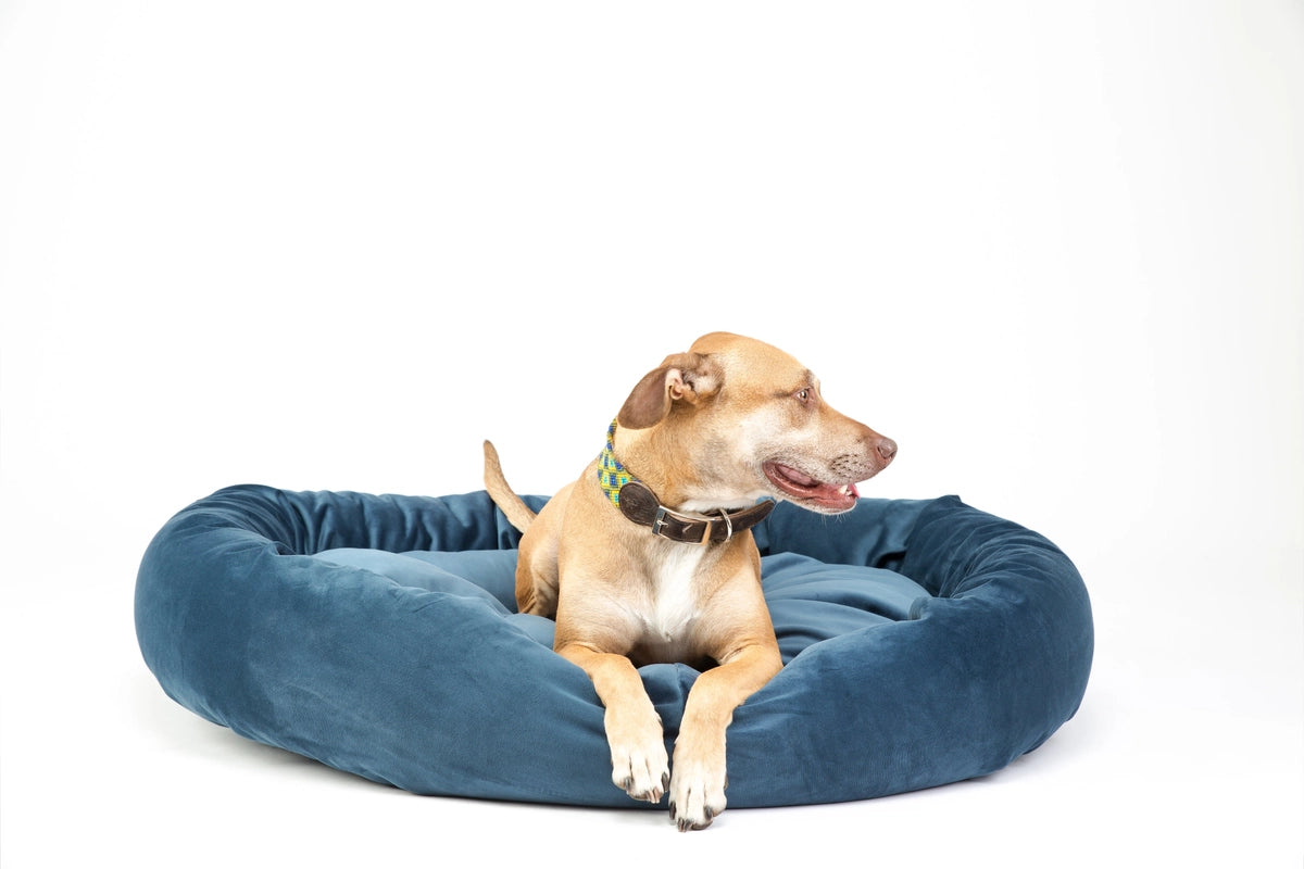 USA Made Robertson Round Dog Bed - Luxurious Plush Pet Bed