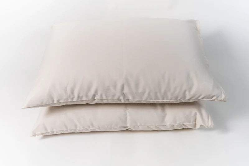 100% Organic Cotton filled Pillow with Cotton Cover - Made in the USA