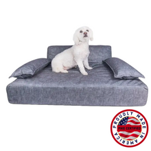 Load image into Gallery viewer, USA Made Dog Sofa - Plush &amp; Supportive Dog bed
