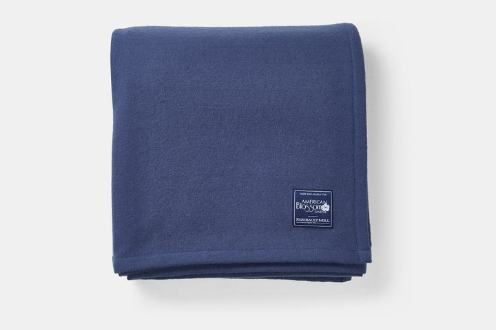 Wool Blanket - 100% Virgin Wool Lightweight Bed Blanket MADE IN THE USA
