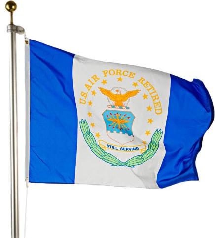 Air Force Retired Outdoor Flag
