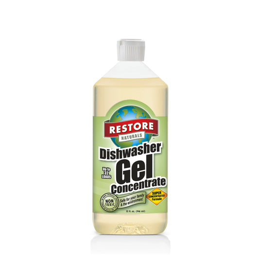 Restore Naturals Dishwasher Gel Concentrate (Non-Toxic, Biodegradable) Made in the USA