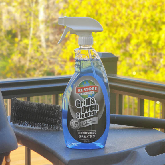 Restore Naturals Grill & Oven Cleaner (Non-Toxic, Biodegradable) Made in the USA