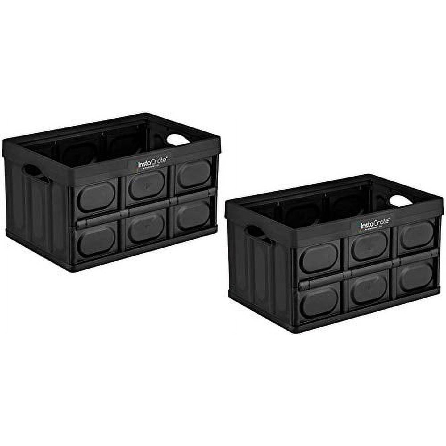 InstaCrate - Foldable crate - Better than Grocery Bags - Made in the USA! 12gal