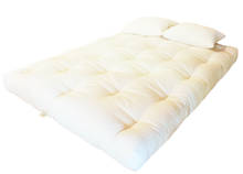 Load image into Gallery viewer, Cotton &amp; Wool Filled Mattress - No Springs - No foam - Made in the USA
