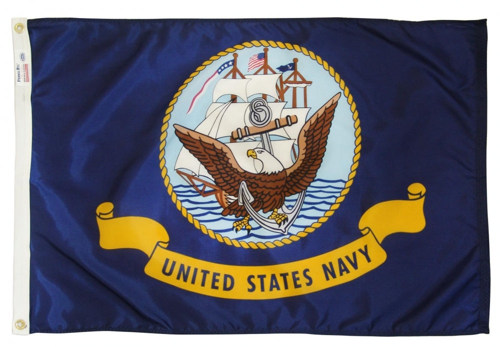 Navy Outdoor Flag | Made in USA (Nylon or Polyester)