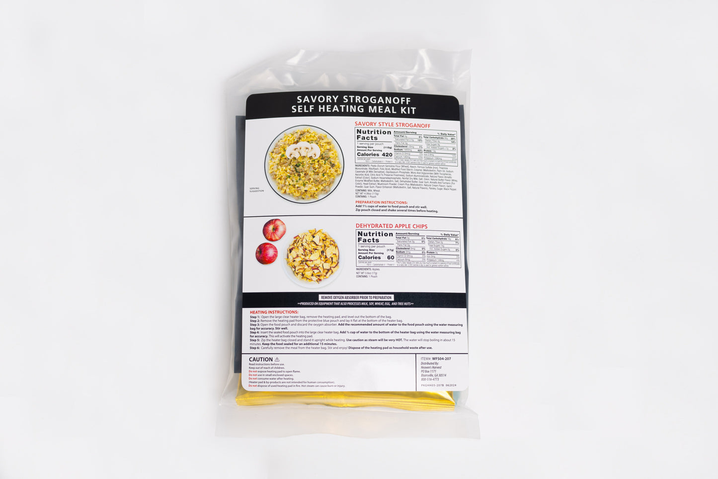 Self-Heating Meal Kit - Stroganoff