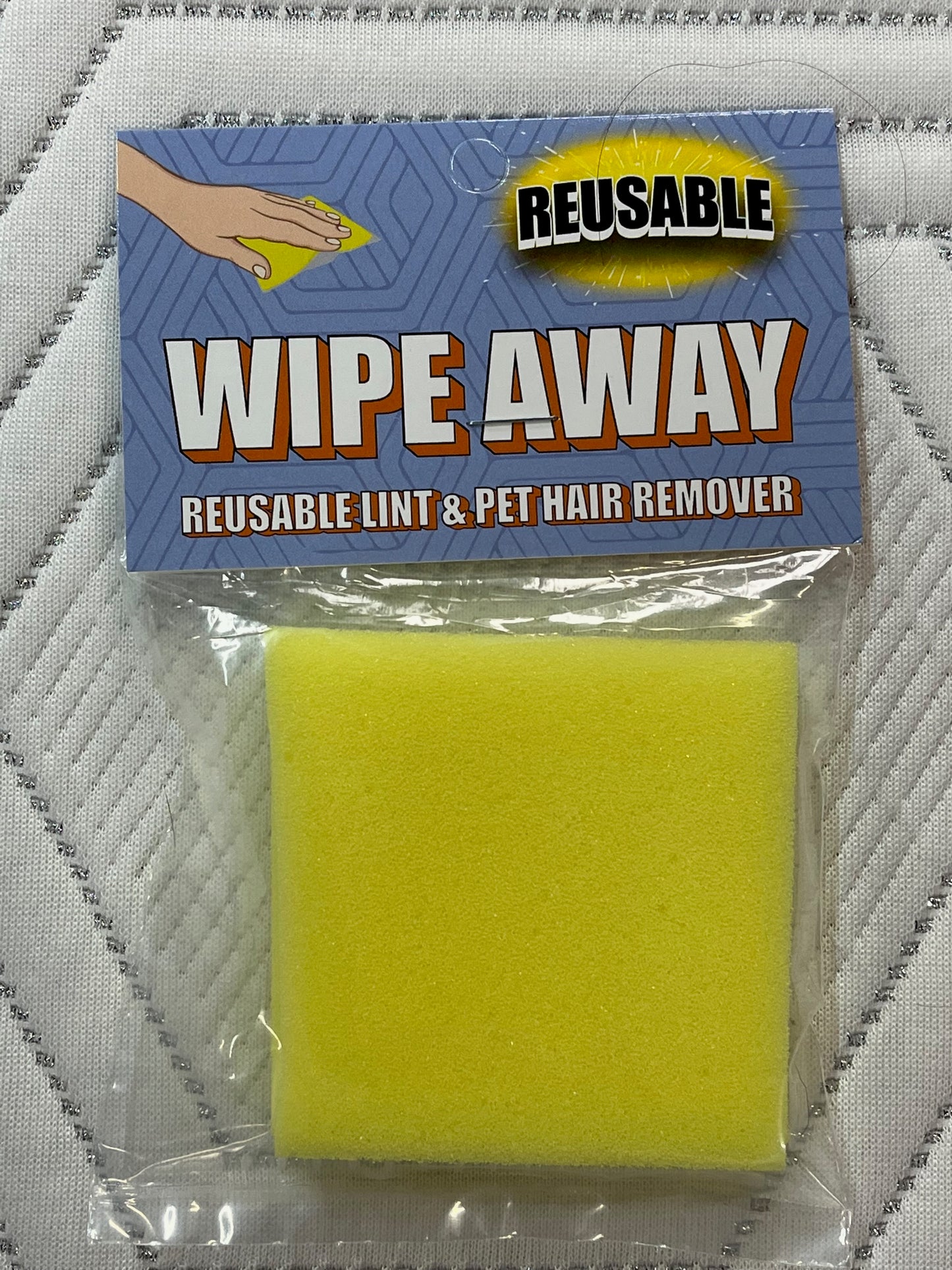 Dr. Handy's Wipe Away - Reusable pet hair remover *Better than lint rollers*